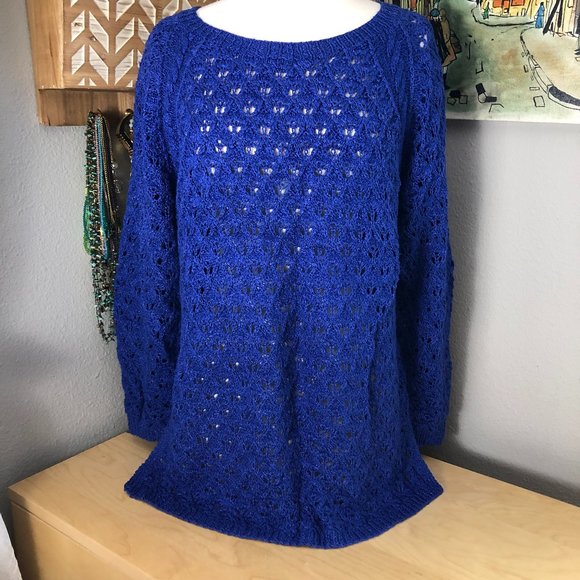 CAROL LITTLE Silk Blend Chunky Knit Sweater - Picture 1 of 10